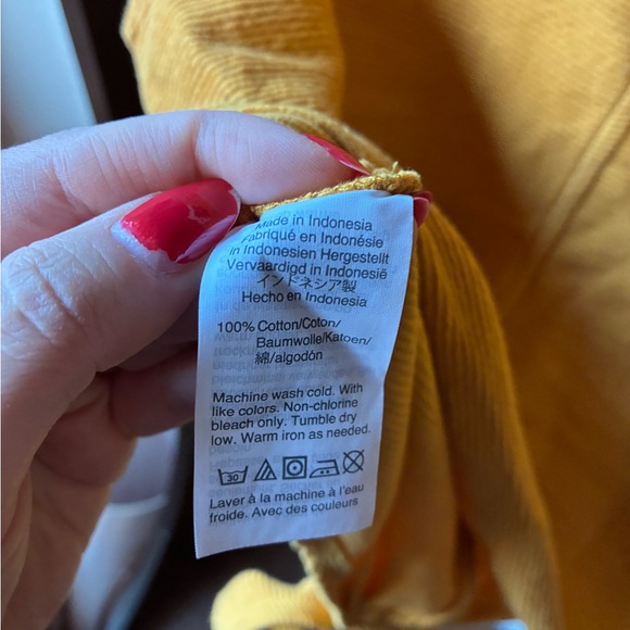 MADEWELL TEXTURE & THREAD BUTTON-FRONT TIE TANK TOP in TUNGSTEN GLOW (Size:M) - Picture 7 of 9